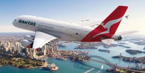 The Qantas A380. Qantas photo.